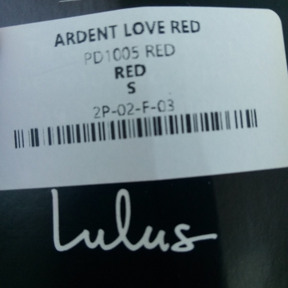 Lulu's "Ardent Red" Bodycon - Picture 7 of 7